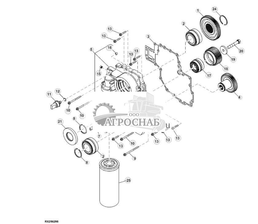Крышка привода насоса, PowrQuad™AutoQuad™ 